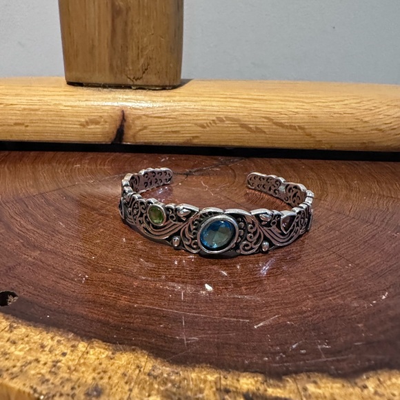 Adjustable Cuff Bracelet-  Colored Stones NEW Gift wrapped - Picture 5 of 6